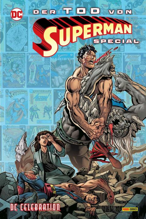 Produktbild Panini DC Celebration: Der Tod von Superman (Deutsch, Roger Stern, Butch Guice, Jon Bogdanove, Louise Simonson, Tom Grummett, Jerry Ordway, Dan Jurgens, 2023)