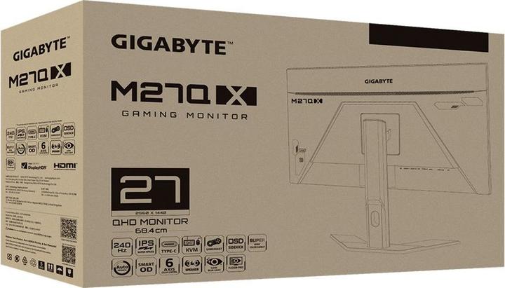 Actual product image Gigabyte M27Q X (2560 x 1440 pixels, 27")