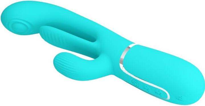 Produktbild Pretty Love - Shania Triple Rabbit Multifunktionsvibrator 3 In 1 Blau