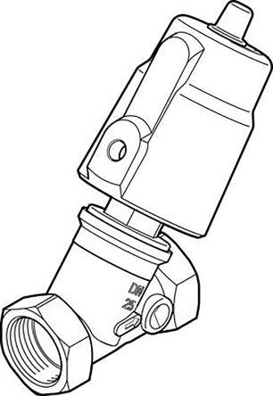 Produktbild Festo G1 Angle Seat Valve 2/2 way, 10 bar