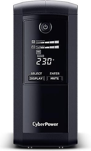 Produktbild Cyberpower Tracer III VP1000ELCD-FR - Line-Interaktiv - 1000 VA - 550 W - Sine - (1000 VA, 550 W, Line-Interaktiv USV)