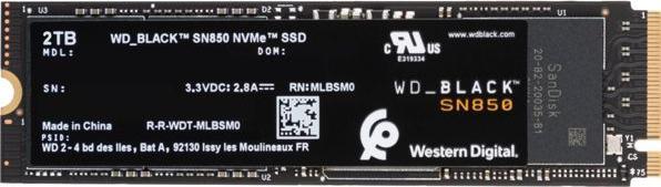 Produktbild WD Black SN850 (2000 GB, M.2 2280)