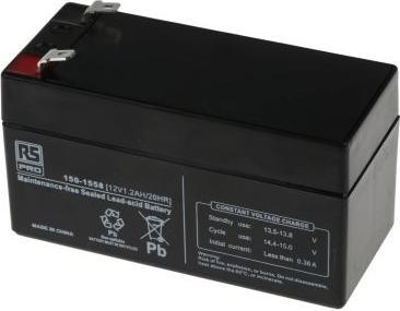 Produktbild Rs Pro 12V 1.2A Lead acid Flame retardant case (12 V, 1200 mAh)