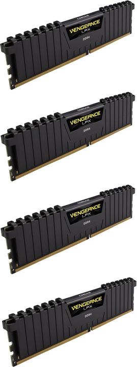 Image du produit Corsair Vengeance LPX (4 x 16GB, 2400 MHz, RAM DDR4, DIMM)