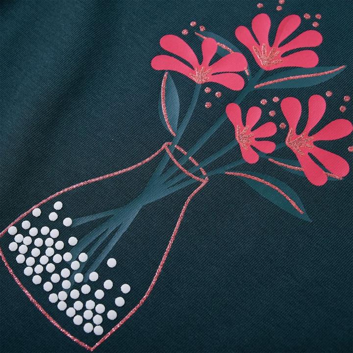 Immagine prodotto VidaXL Camicia da bambino a maniche lunghe verde scuro 92,Materiale: 95 % cotone (92)