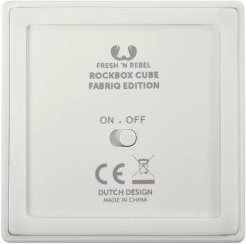Actual product image Fresh'N Rebel ROCKBOX CUBE FABRIQ - Bluetooth Speaker (8 h, Battery operated, Rechargeable battery operated)