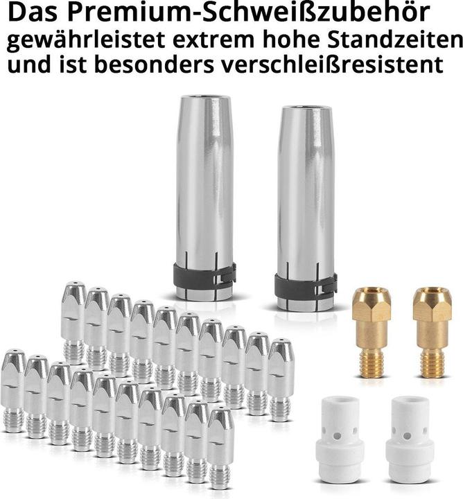 Produktbild Stahlwerk MIG MAG Verschleissteile Set 26tlg AK36 MB36 Schweissbrennerzubehör