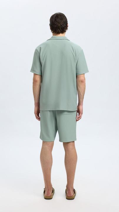 Produktbild Selected Homme Geripptes cuban collar Kurzarmhemd (XL)