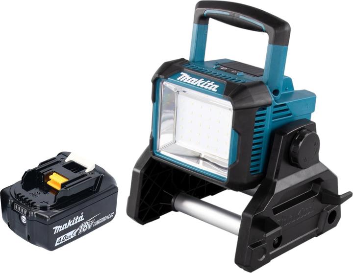 Makita DEADML 811 M1 Akku Baustrahler 14,4 / 18 V 3000 lm LED + 1x Akku 4,0 Ah - ohne Ladegerät (3000 lm)