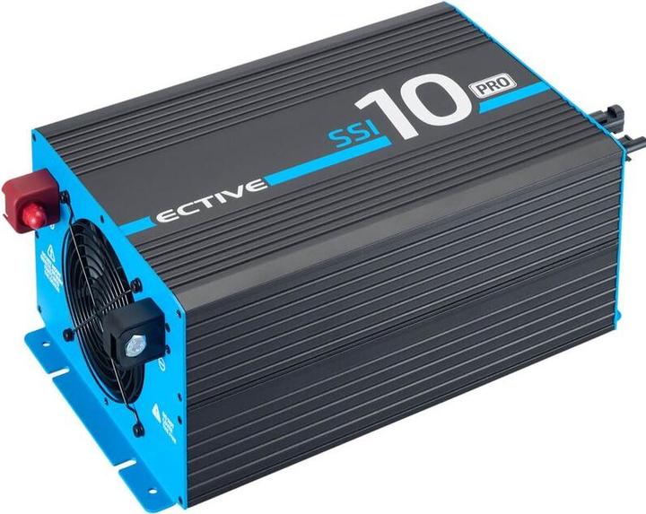 Produktbild Ective SSI 10 PRO 1000W/12V 4in1 Sinus-Wechselrichter mit Netzvorrangschaltung, Ladegerät & MPPT Laderegler