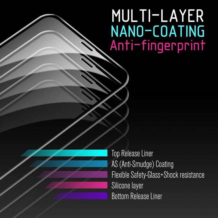 Immagine prodotto Crong Vetro nano flessibile 7D - Szkło hybrydowe 9H na cały ekran iPhone 11 / iPhone XR (1 Pezzo/i, Apple iPhone 11)