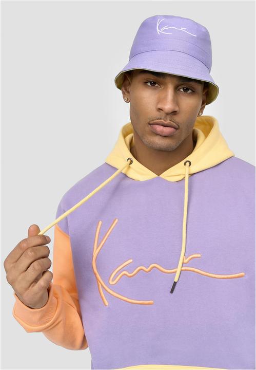 Actual product image Karl Kani KA221-044-1 KK Signature reversible Block Bucket Hat - 17380 (One size)
