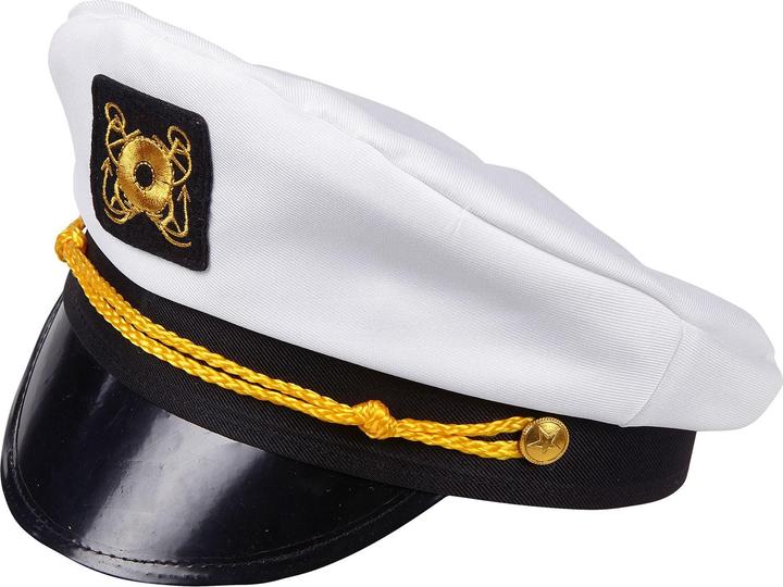 Produktbild Magni Widmann 51955 - Hut Kapitän, Mütze Captain, Matrose, Marine, Seemann, Mottoparty, Karneval