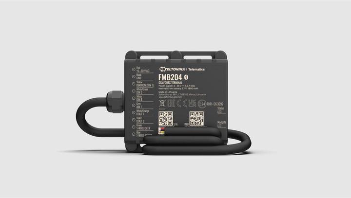 Actual product image Teltonika FMB204 - Waterproof tracker with high-capacity interna Li-ion battery