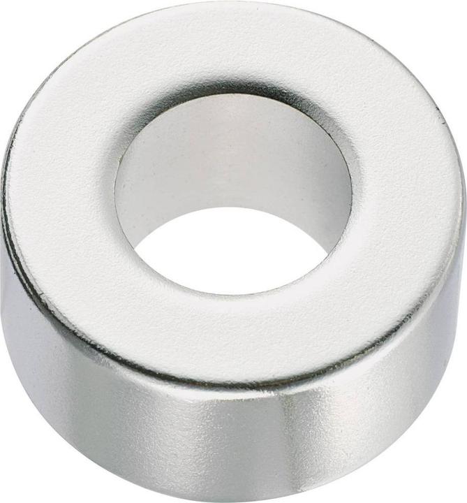 Actual product image Conrad Components 506000 Permanent magnet ring (Ø x H) 20 mm x 10 mm N35 1.18 - (1 x)