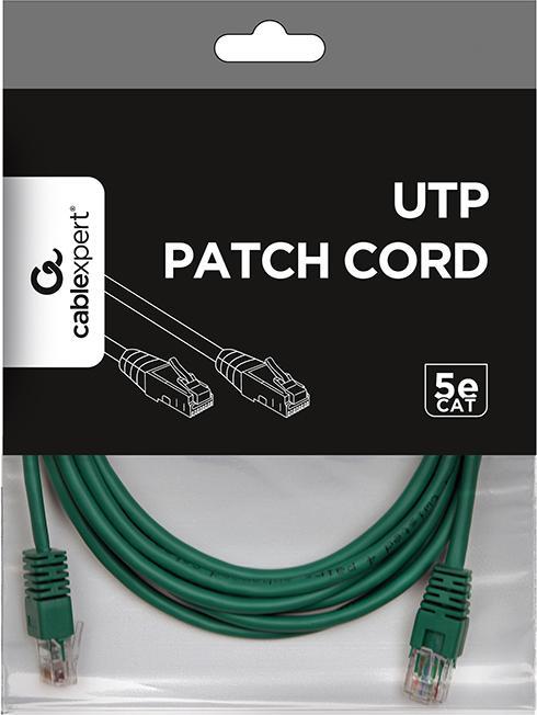 Produktbild Cablexpert PP12–3 m/G (UTP, CAT5e, 3 m)