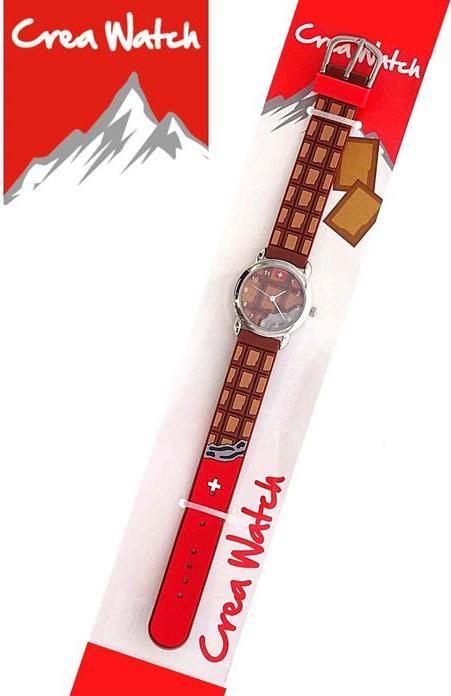 Crea Watch Kinderuhr, Schweizer Collection Schokolade (210 mm)