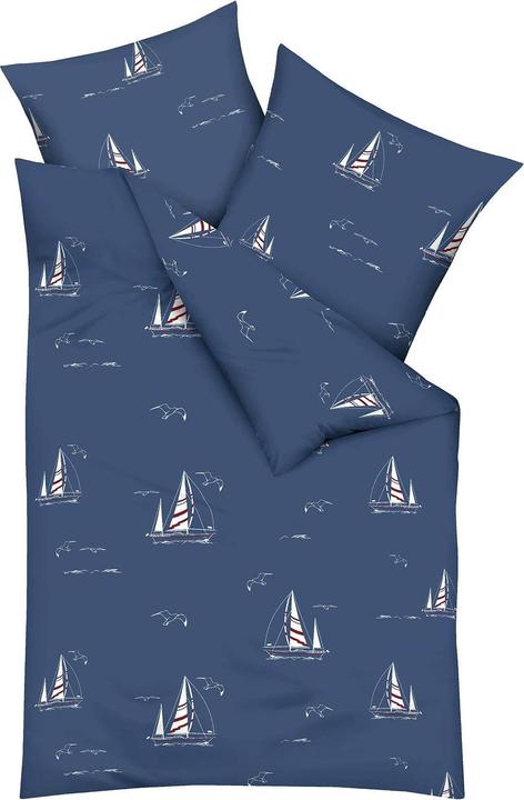 Produktbild Kaeppel Bettwäsche Yacht marine (Duvetbezug, 135x200 cm + 80x80 cm)