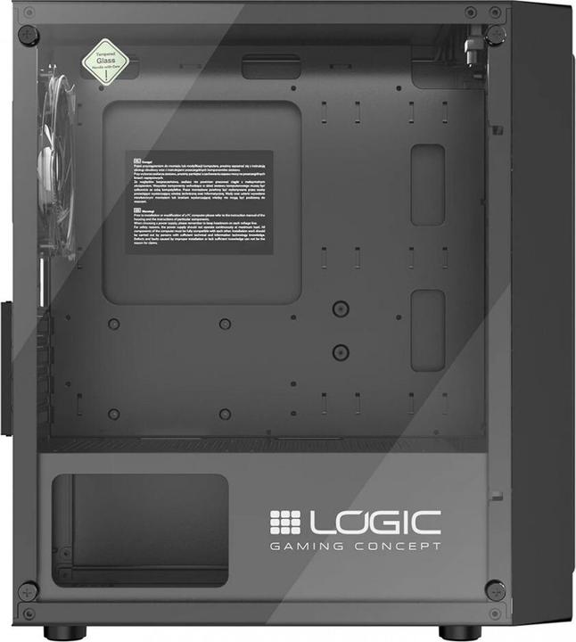 Actual product image Logic Obudowa Atos RGB Mini USB 3.0 Bez Zasilacza (mATX, Mini-ITX)