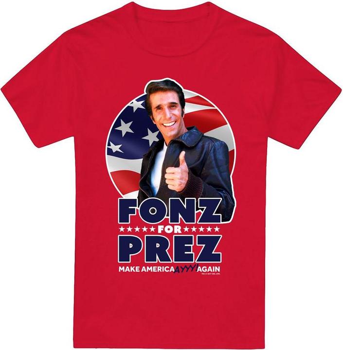 Happy Days Fonz for Prez TShirt (M)