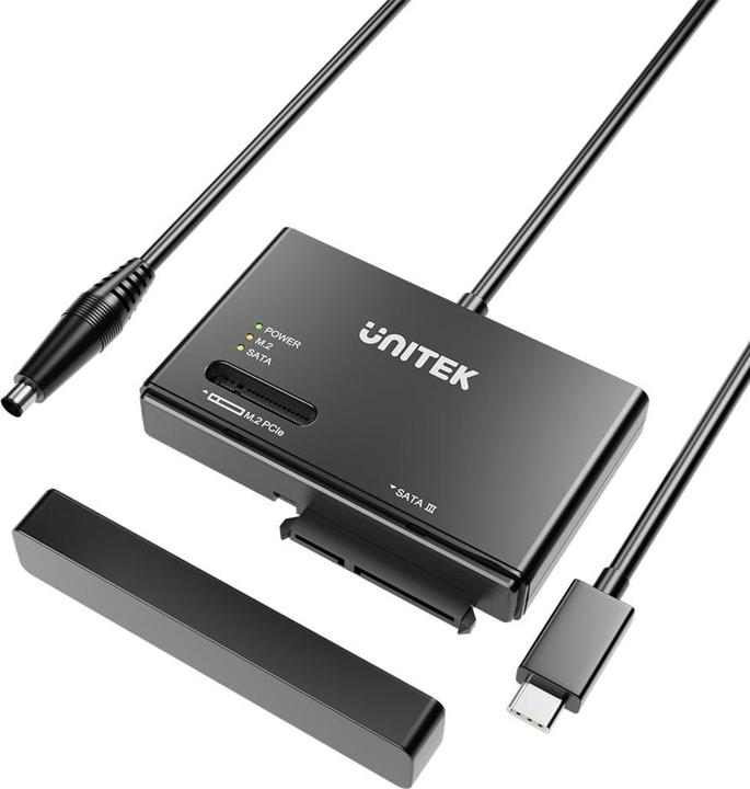 Produktbild Unitek Mostek Na Dyski Sata M.2 Mvme USB-C