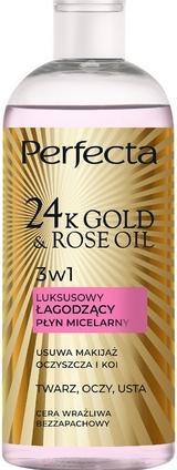 Perfecta 24k Gold Rose Oil Micellar Liquid für empfindliche Haut 400ml (Öl, 400 ml)