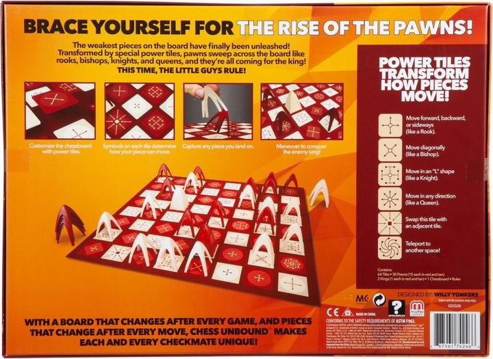 Actual product image Mattel Games Freestyle chess (German)