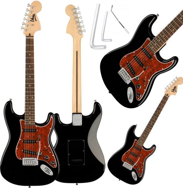 Actual product image No Name E-Gitarre V-TONE GST39 BK 4/4 Stratocaster (Electric guitar)