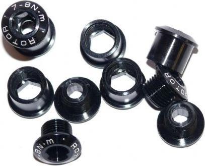 Rotor MAS Aero Spider 2X Bolt Set - Black