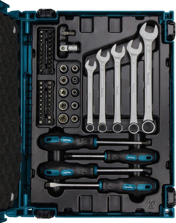 Actual product image Makita Hand tool set, 87 pcs incl. MakPac (87 pieces)