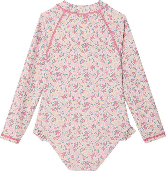 Produktbild Vertbaudet Langärmeliger Mädchen Badeanzug, Blumenprint (128)