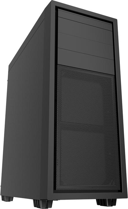 Actual product image Gembird Fornax K500 ATX Computer Case Midi Tower Black (mATX, ITX, ATX, E-ATX)