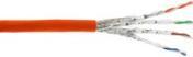 Immagine prodotto InLine Cavo di installazione Cat.7a, S/FTP (PiMF) 4x2x0,58 AWG23, 1200MHz, B2ca senza alogeni, arancione (S/FTP, CAT7a, 50 m)