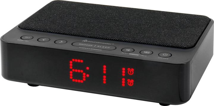 Soundmaster FM PLL clock radio UR124SW, with wireless charging function