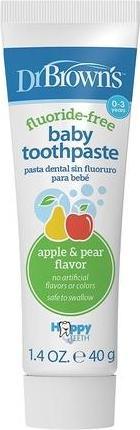 Actual product image Dr Browns Dr Brown's apple-pear toothpaste