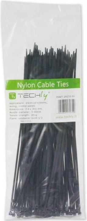 Produktbild Techly 306509 Nylon cable ties 28 (280 mm, 100 Stk.)