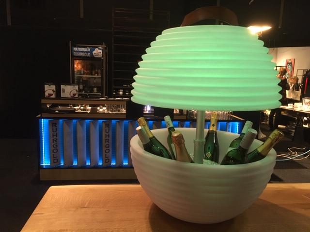 Actual product image Nikki.Amsterdam The.Bowl | Bluetooth® Speaker Lamp and Winecooler (Rechargeable battery operated)