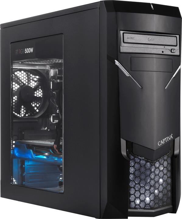 Produktbild Captiva G9AG 19V1 (AMD Ryzen 5 2600X, 8 GB, 120 GB, GeForce RTX 2060)