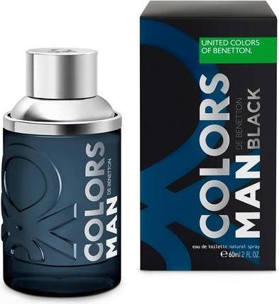 Actual product image Benetton Colors de Man Black (Eau de toilette, 60 ml)