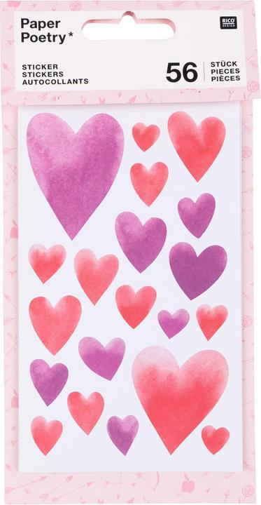 Paper Poetry Sticker HEART