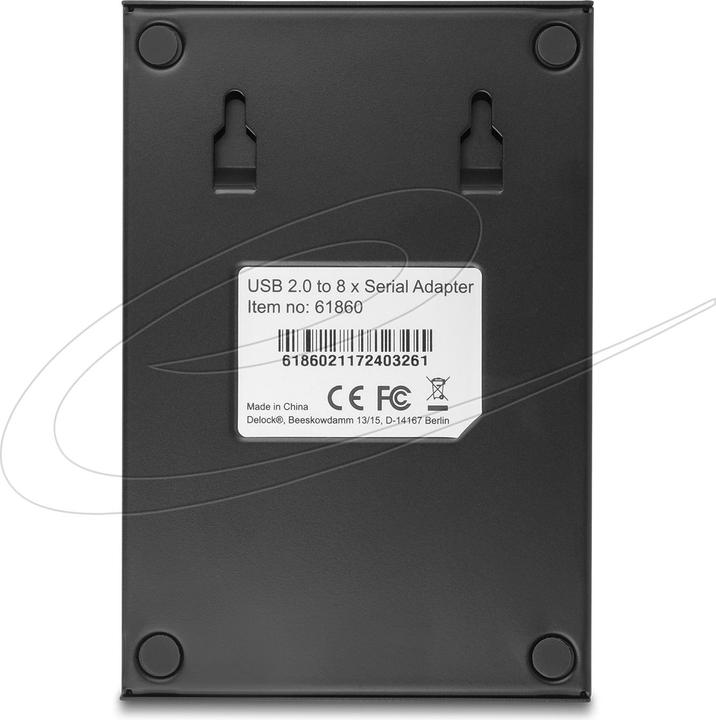 Actual product image Delock 61860 USB 2.0 to 8 x Serial Adapter (0.10 m)