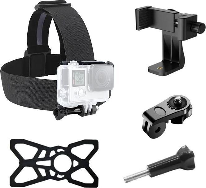 Immagine prodotto Hermex Set di accessori per adattatori per supporti a cinghia per action cam
