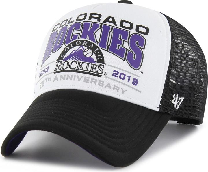 Actual product image 47 Brand Mesh Trucker Cap - Foam Champ Colorado Rockies