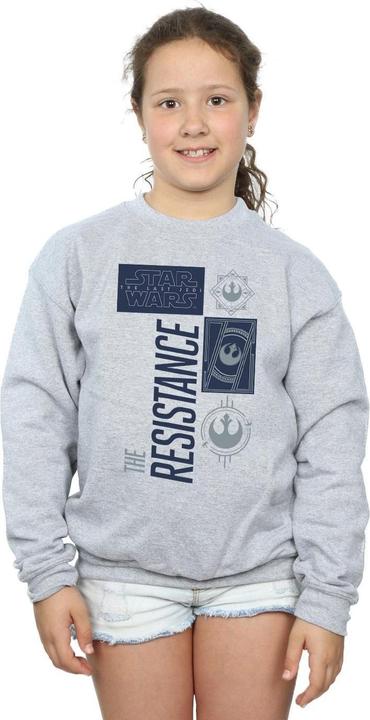 Actual product image Star Wars Girls The Last Jedi The Resistance Sweatshirt (128)