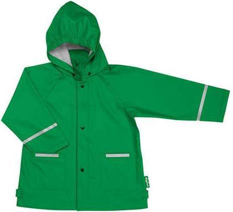 Playshoes Kinder Regenjacke basic grün