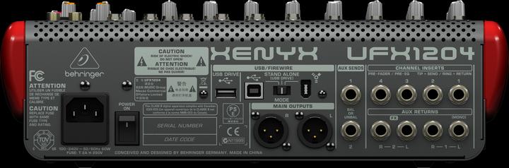 Produktbild Behringer Xenyx UFX1204 (Studio- und Livemixer)