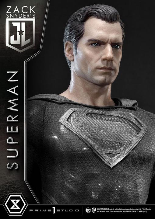 Produktbild Prime 1 Studio Justice League statuette Superman Black Suit Edition 84 cm