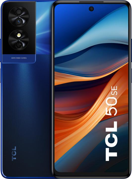 Image du produit TCL 50 SE 6Gb 256Gb 6.78" Dual (256 Go, Midnight Blue, 6.78", Double SIM, 50 Mpx, 4G)