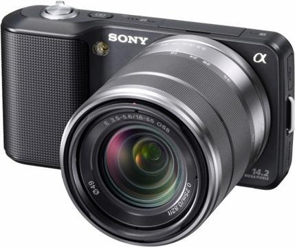 Produktbild Sony NEX-3K, 14 MP, 7fps, HD Movies, 18-55mm KIT, Schwarz