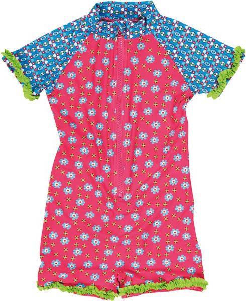 Image du produit Playshoes Protection UV une pièce fleurs (74, 80)